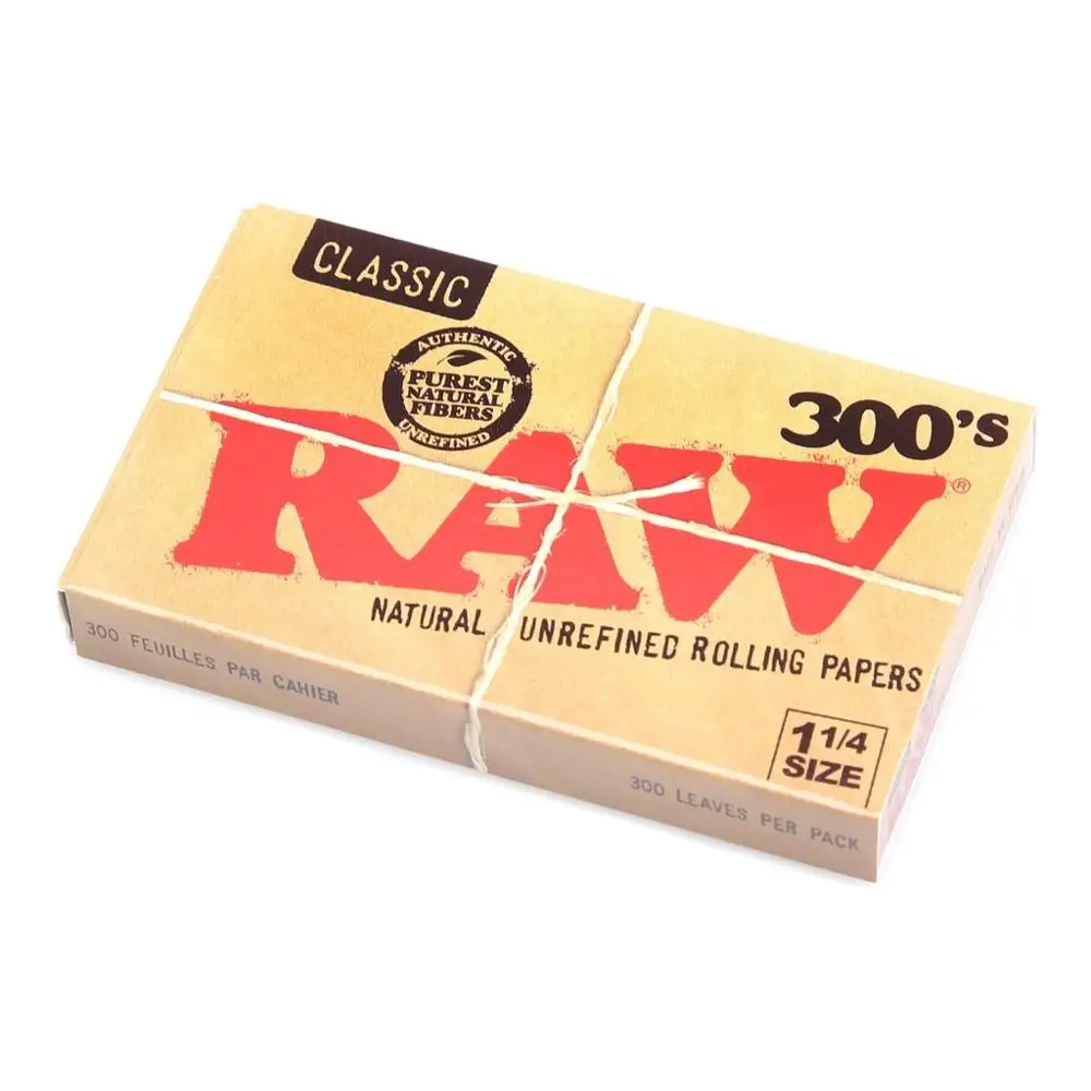 
Raw Organic Hemp King size Slim Rolling papers + 32 TIPS (1/2/5/10/24)pcs 