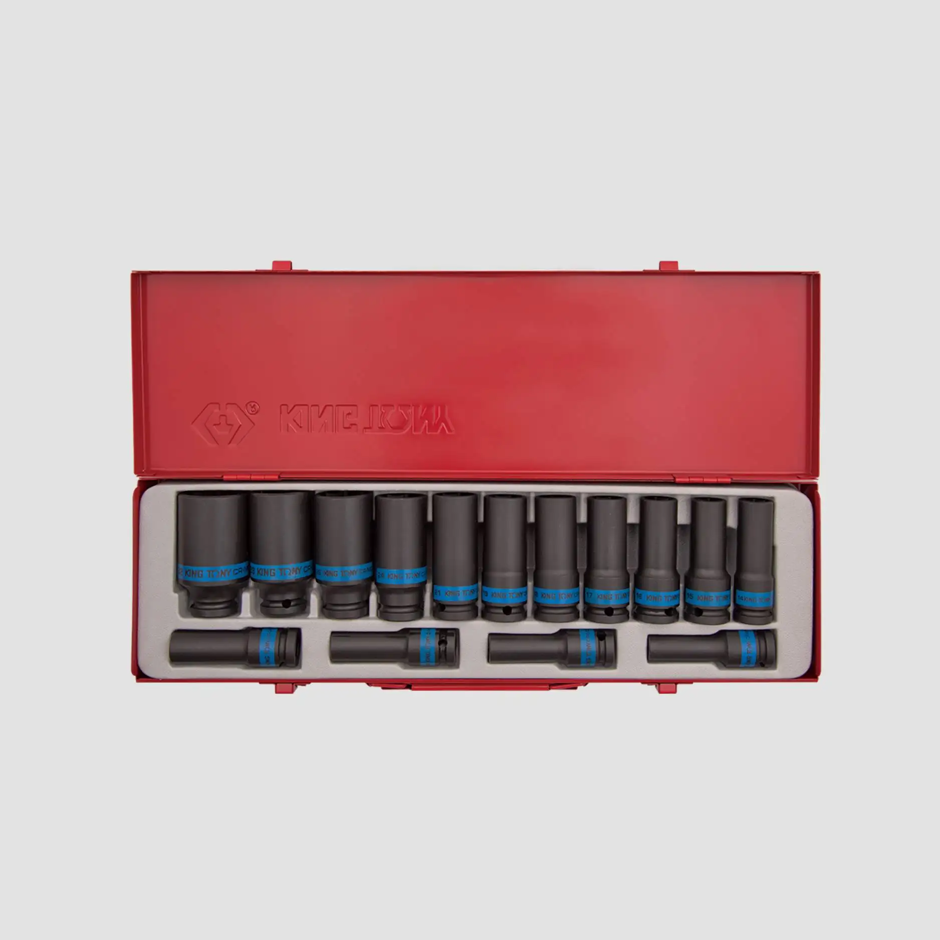 KING TONY Industrial 1/2 Impact Sockets Metric Size Taiwan Tool 4415MP