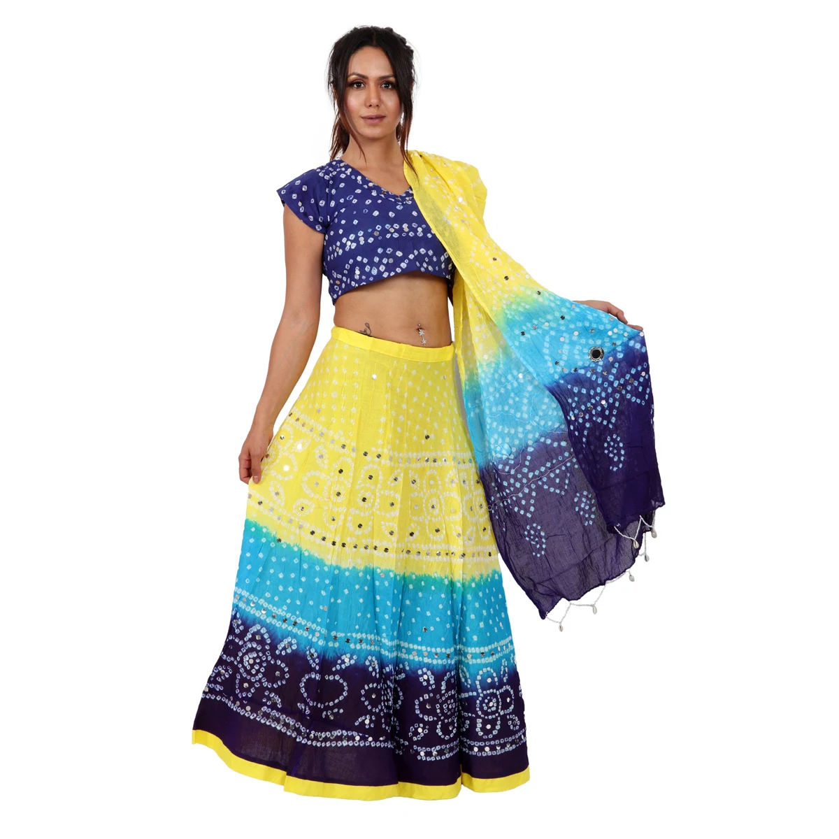 Indian Cotton Ghagra Choli lengha