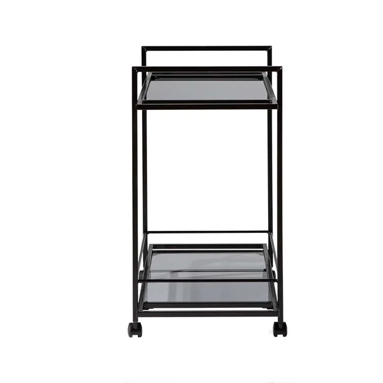 Household Drinks Trolley Kitchen Serving Cart Mobile Sideboard Cabinet