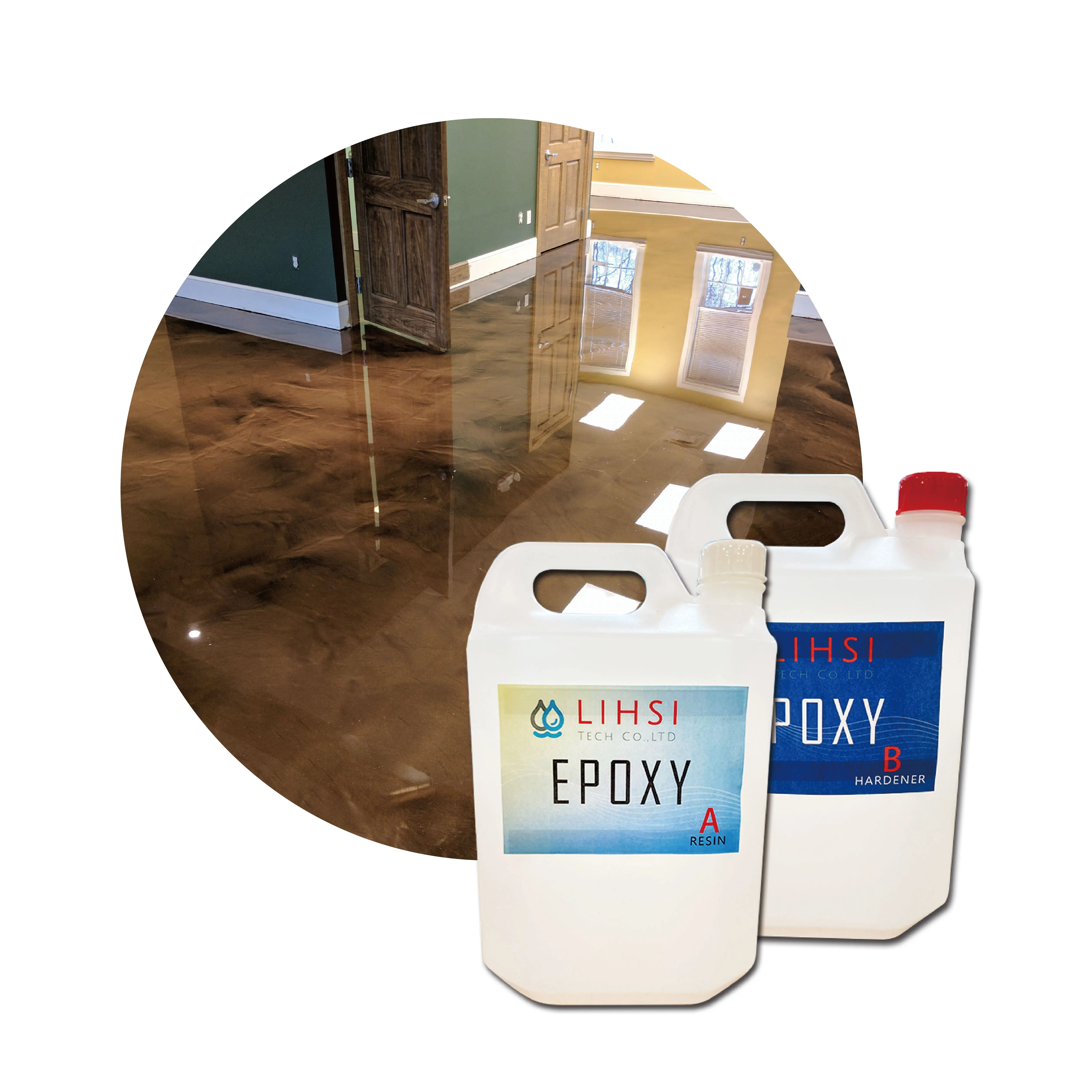 
Lowest Price AB Adhesive 3D Epoxy Resin for Floor 