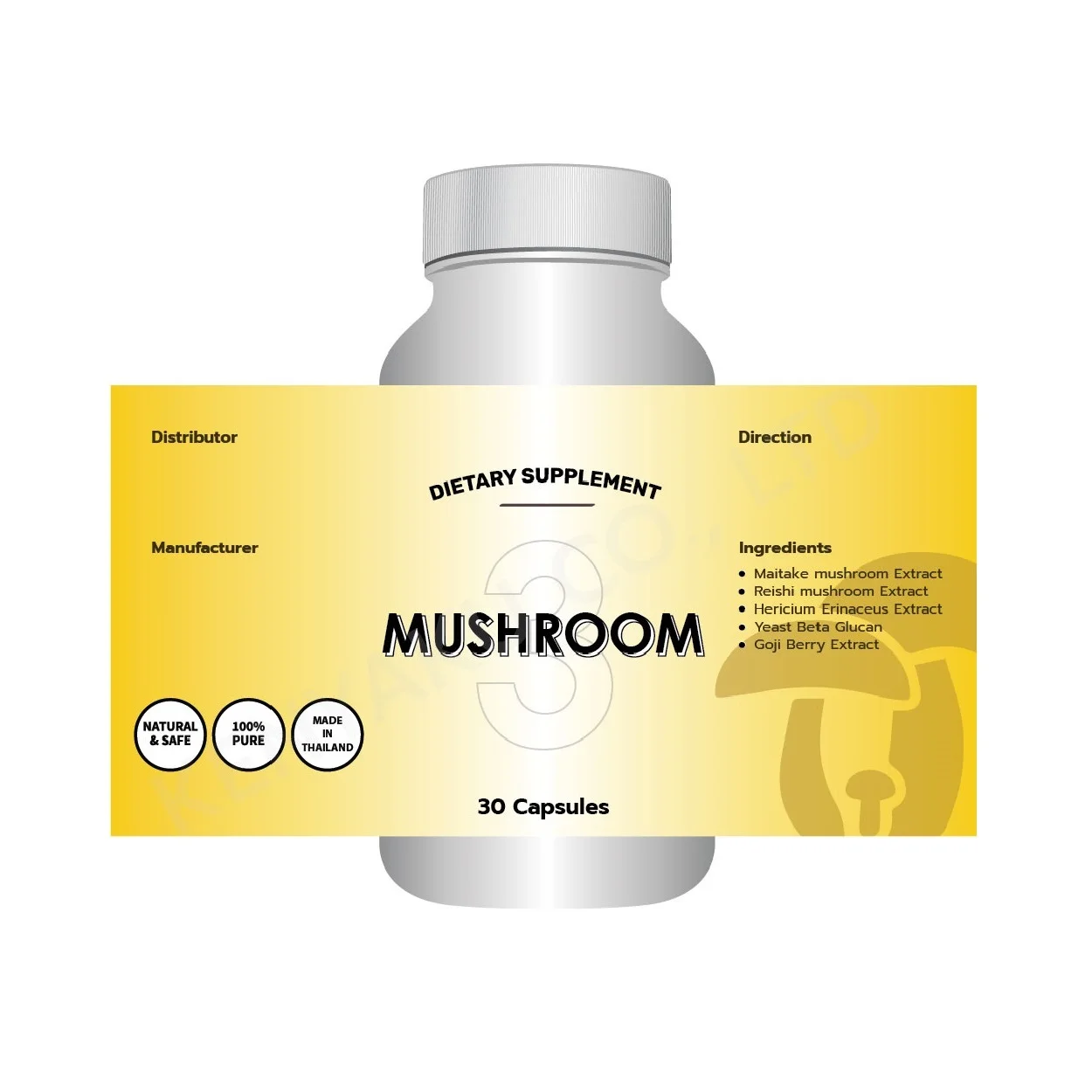 
 Снимает побочные эффекты химиотерапии, предотвращает болезни, таблетки от Mush-3, комплексное здоровье  