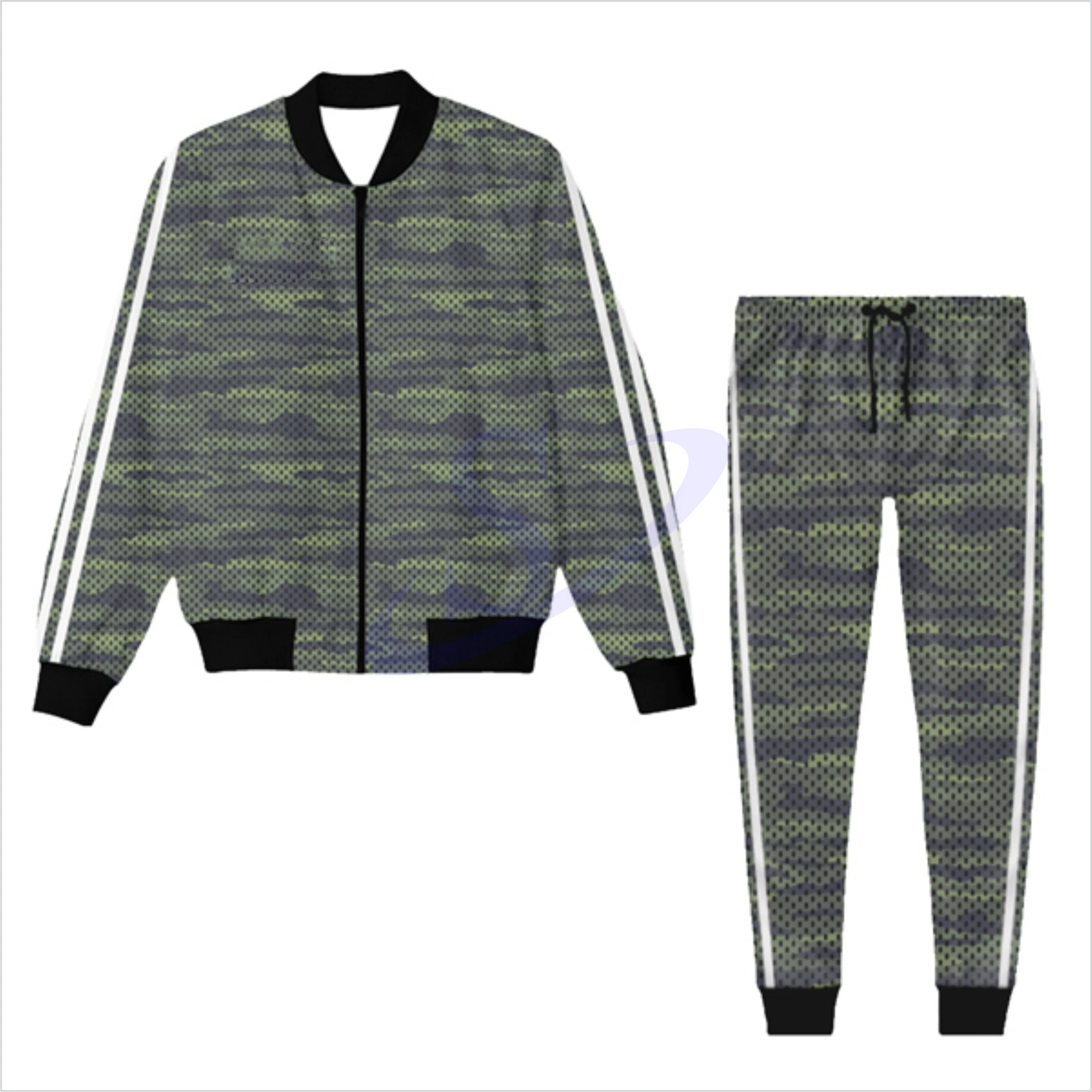 Tracksuits Tracksuit Men Hot Sale Stylish Men Official Custom Velour Tracksuits With Side Tape