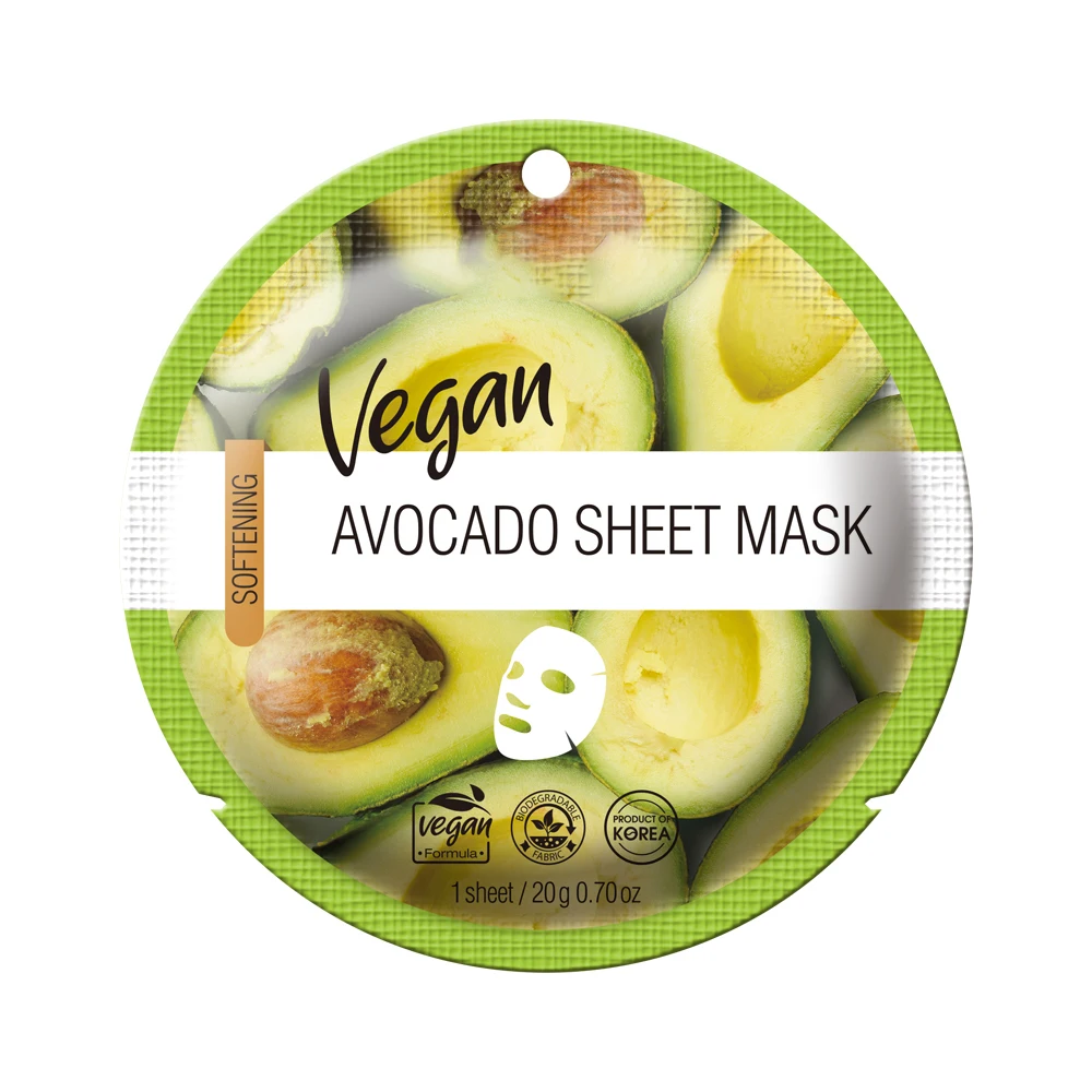 Vegan Cruelty Free Organic skincare Tomato Sheet Facial Mask (0.84oz / 25ml)