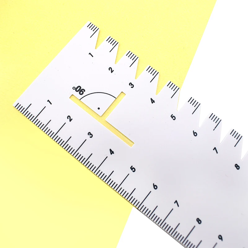 Prym Hand Gauge Sewing Measuring Tool Plastic Straight Quilting Ruler for Knitting Crafting Sewing