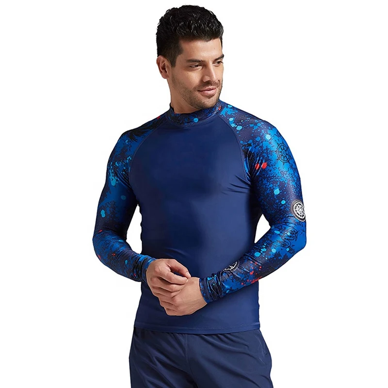 Куртка унисекс с длинным рукавом рубашки с коротким рукавом Рашгард для премиум качества оптом для мужчин Новый взрослых Сыпь гвардии