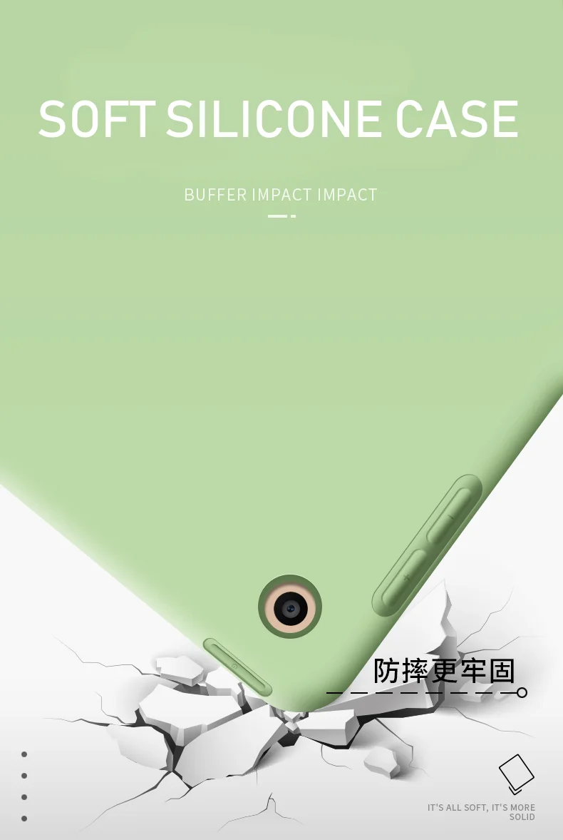 Новый умный чехол Trifold для планшета iPad 7/8/9 поколения Mini 123/4/5/6/легкий вес