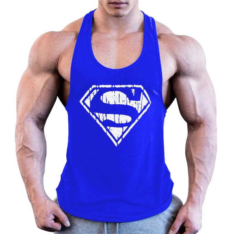 
Muscle Guys Gym Clothing Fitness Men Tank Top Bodybuilding Back Top Quality Stringer 