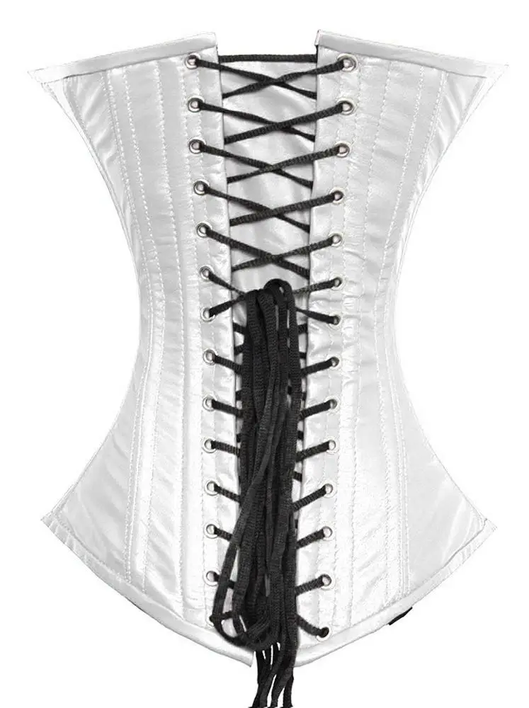 Elegant Waist Training Corset Sexy Women Plus size Leather Corset lingerie postpartum belly