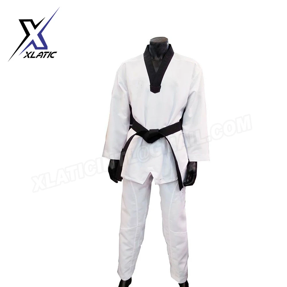 Pakistani Supplier OEM martial arts high Quality TKD   dobok taekwondo ITF Taekwondo Uniforms for men kids women children