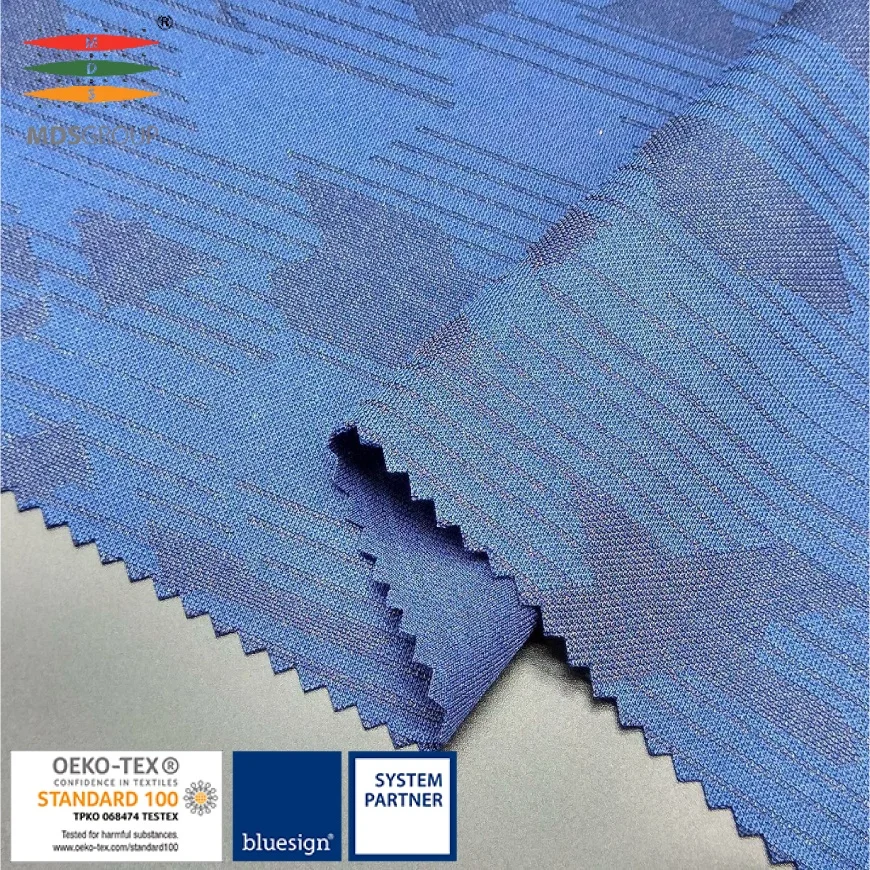 
SPORTSWEAR/LIFE WEAR/POLO/T-SHIRT 100%POLYESTER CIRCULAR KNIT HYDROPHILIC COMPUTER JACQUARD 