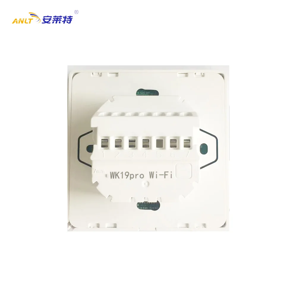 Smart Thermostat WiFi Temperature Controller White Panel APP Remote Control for 16A Electric Floor Heating System