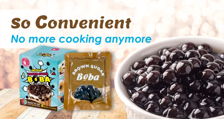 bulk wholesale taiwan instant tapioca pearls for bubble tea or toppings