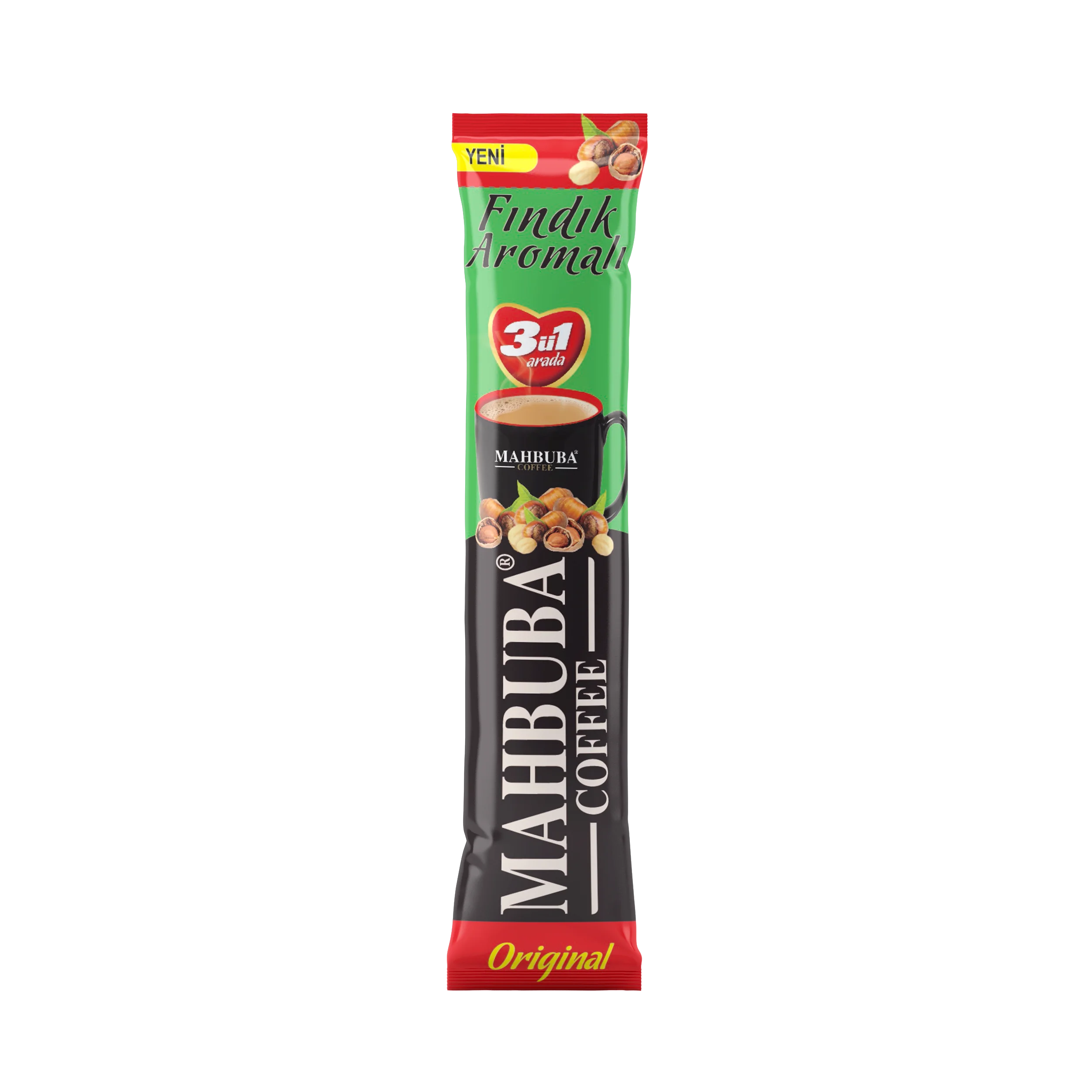 Hazelnut Flavored Mahbuba Coffee 17g Manufacturer From Turkey Instant Coffee High Quality coffee