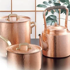 Excellent thermal conductivity copper cookware sets with the Good Design Award