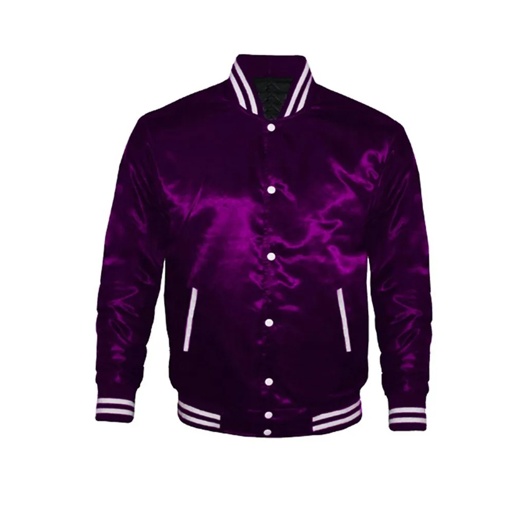 
 Индивидуальный дизайн, Повседневные Легкие черные атласные куртки, стеганая подкладка и пользовательский стиль в рубчик, разные цвета  