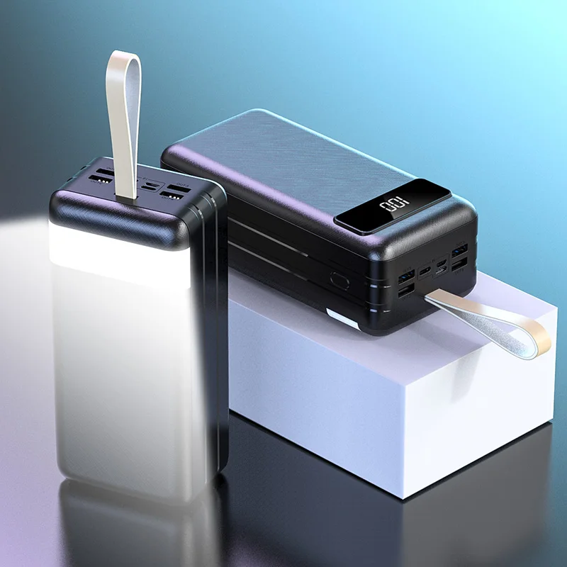 Huge capacity 80000mAh 4USB Output power bank LED Display and Flashlight function 80000 mAh