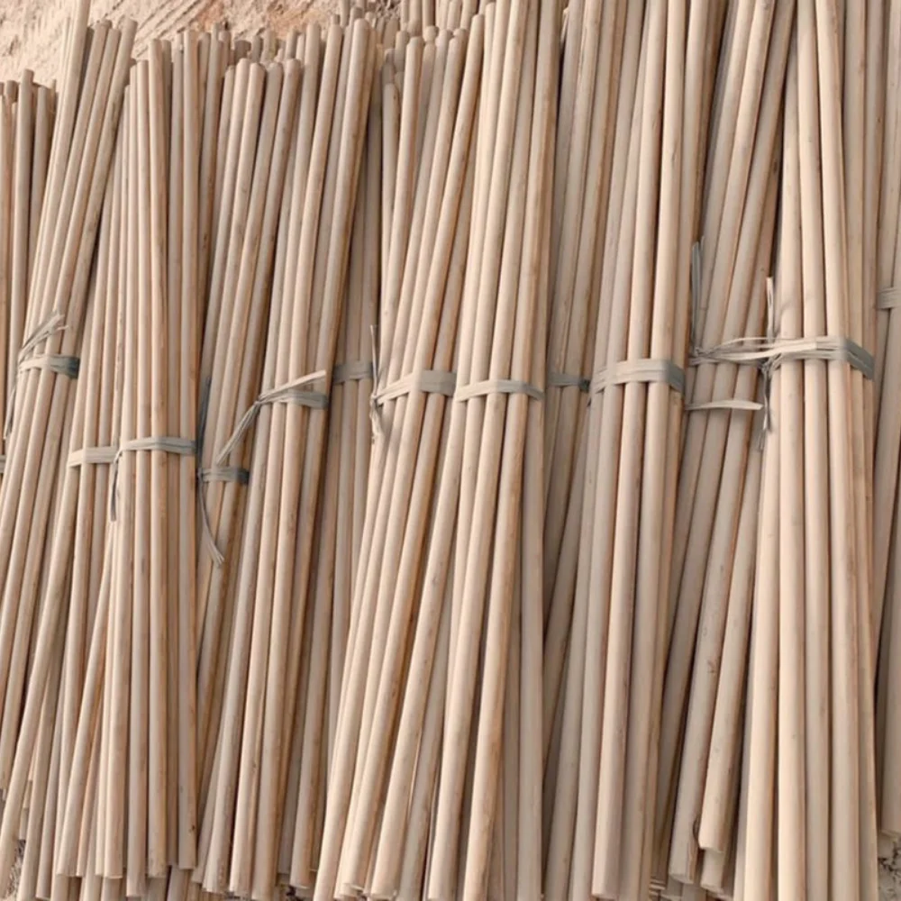 Hot Sale!!! Wooden Broom Handle Cleaning Tools A Grade Wooden Broom Stick Mop Handles Wooden Pole With Italian Thread Best Price