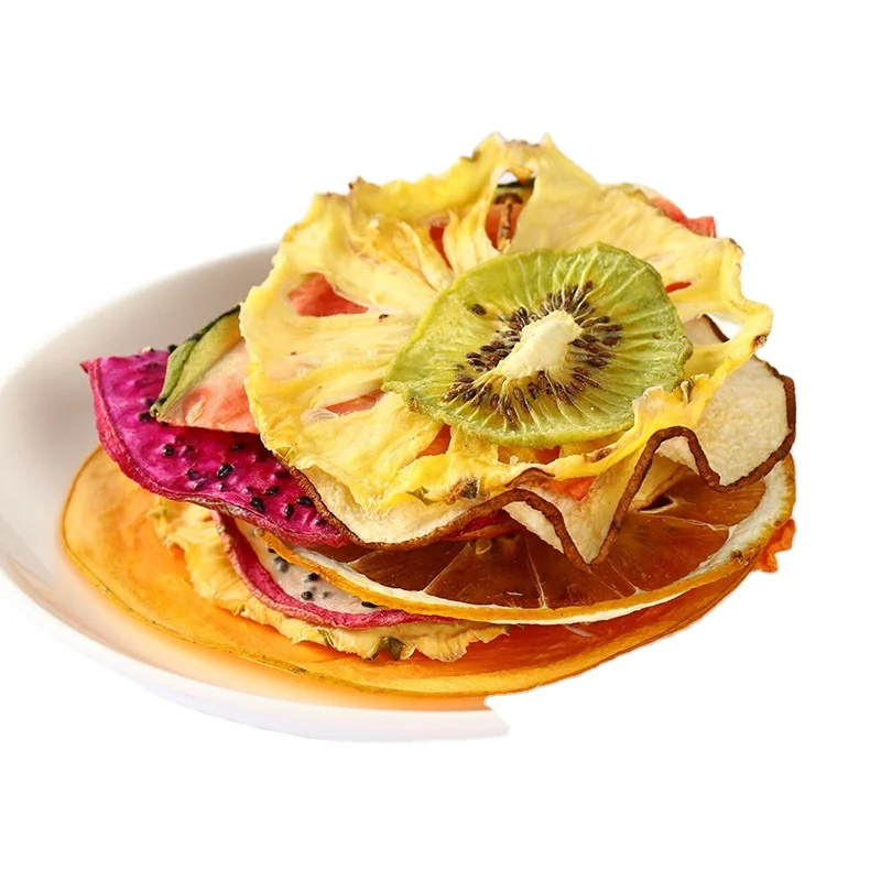 Прямые продажи, дешевые фруктовые ломтики желтого и красного цветов, фруктовый чай