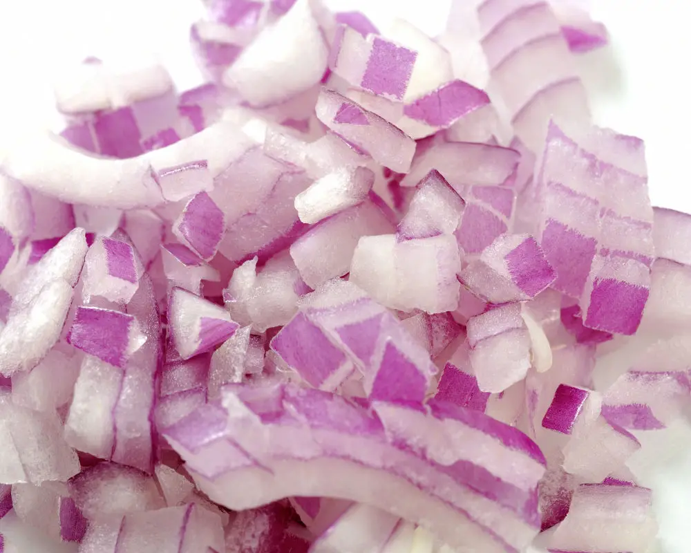 Frozen Purple Onion Good Quality Affordable Rice IQF Onion Dices in Vietnam