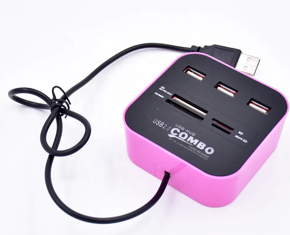 Best selling Cheapest Portable all in one Card reader USB HUB