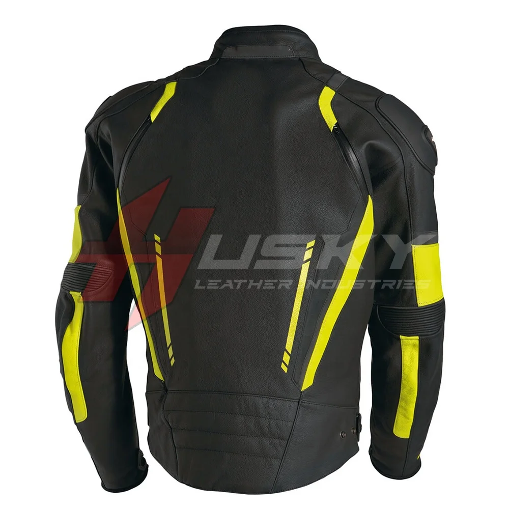 Custom Racing Sportswear XL Motorbike Jacket for Adults Customizable Racer Leather Jacket for Motor Sports