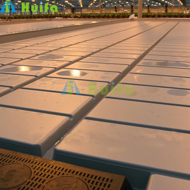 Hydroponic Greenhouse Shelves Growing Table Flood Tray Hydroponic Growing Systems