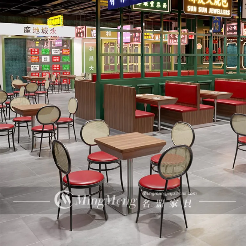 Dining Seating Booth Sets For Restaurant Furniture Customized Seating Fast Food Restaurant Sofa Booth