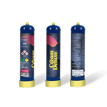 Оптовая продажа, одноразовые взбитые зарядные устройства высокого давления и быстрого выпуска 580 г N2O оксид азота