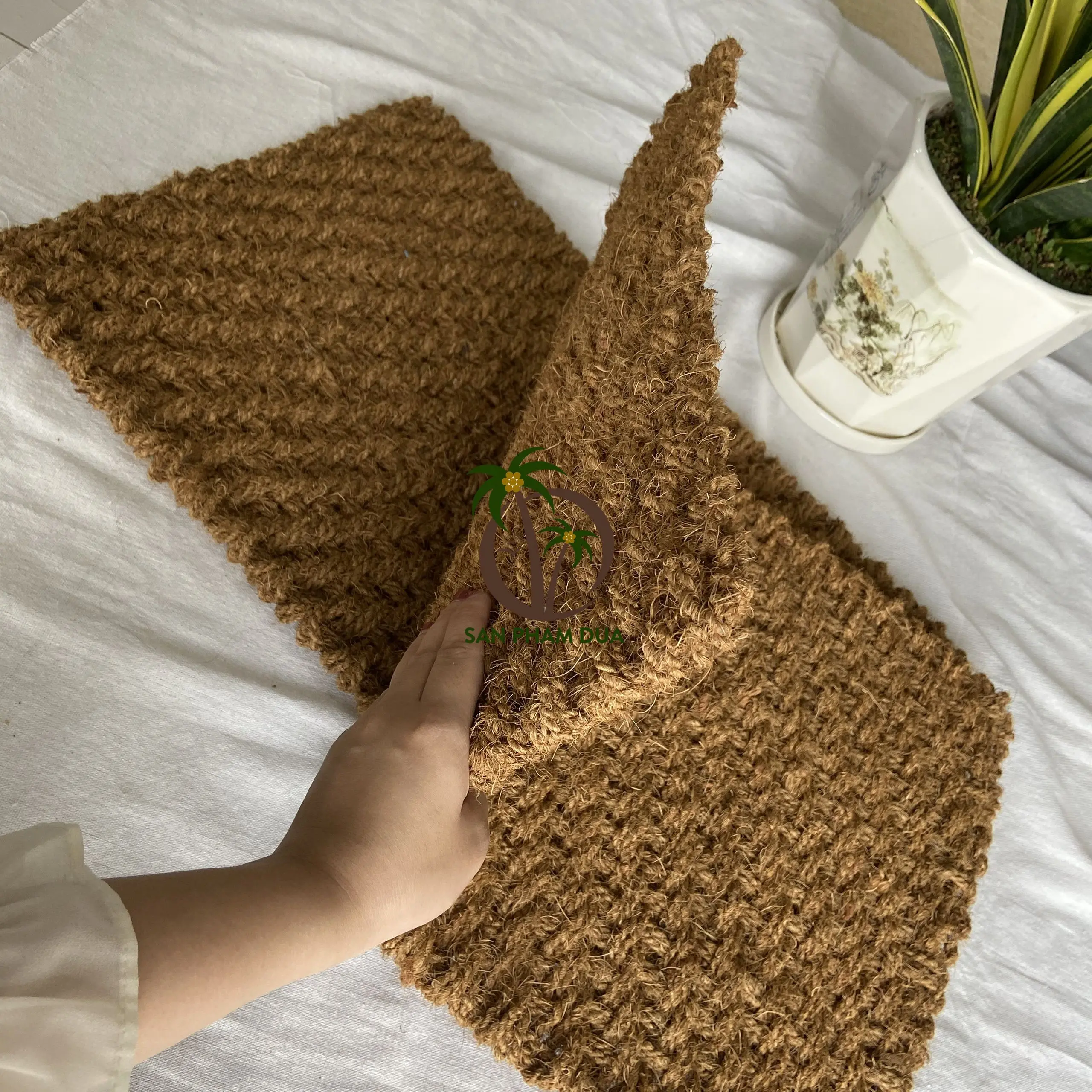  Оптовая продажа напольных ковриков из кокосового волокна/натуральный кокосовый ковер Вьетнама