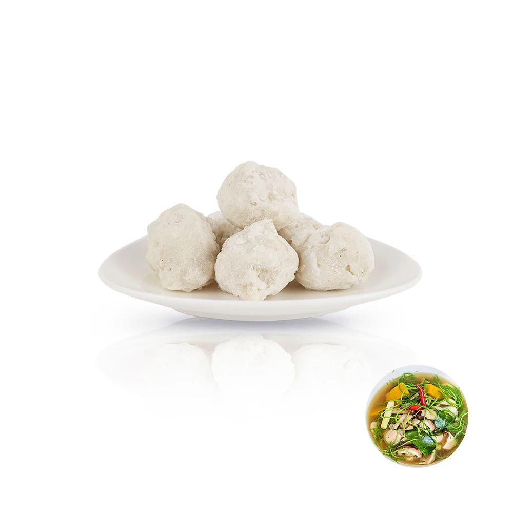 high quality product premium cuttlefish fish ball for tomato corn soup