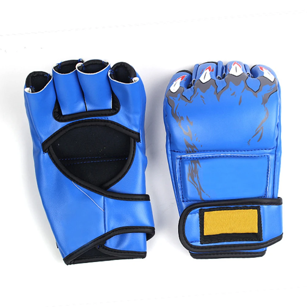 New Design Men Punching MMA PU Boxing Gloves / Pakistan Made Best Price Men Half Finger MMA Boxing Gloves / MMA Gloves