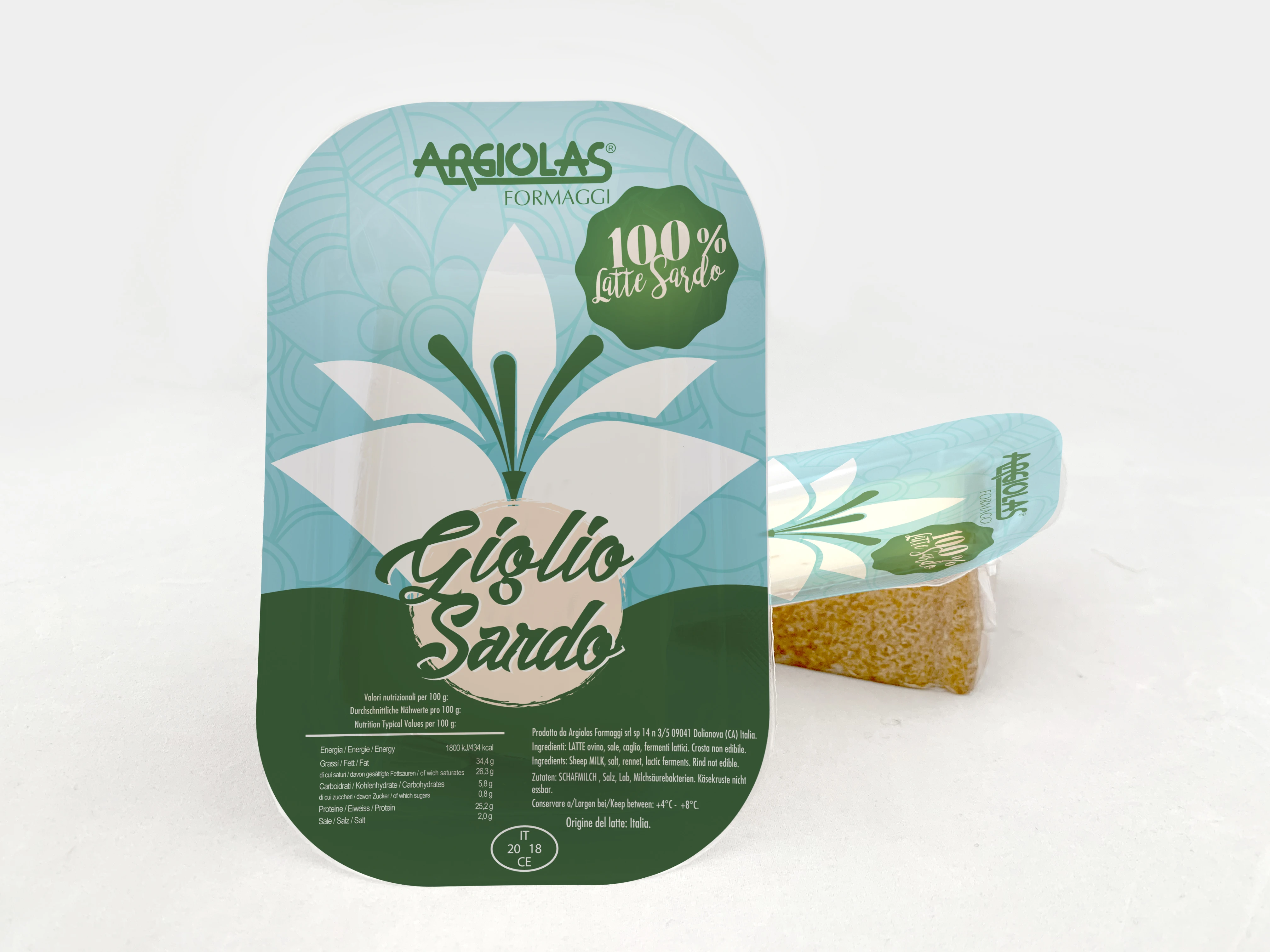 Italian Pecorino Giglio Sardo -  cheese from Sardinia