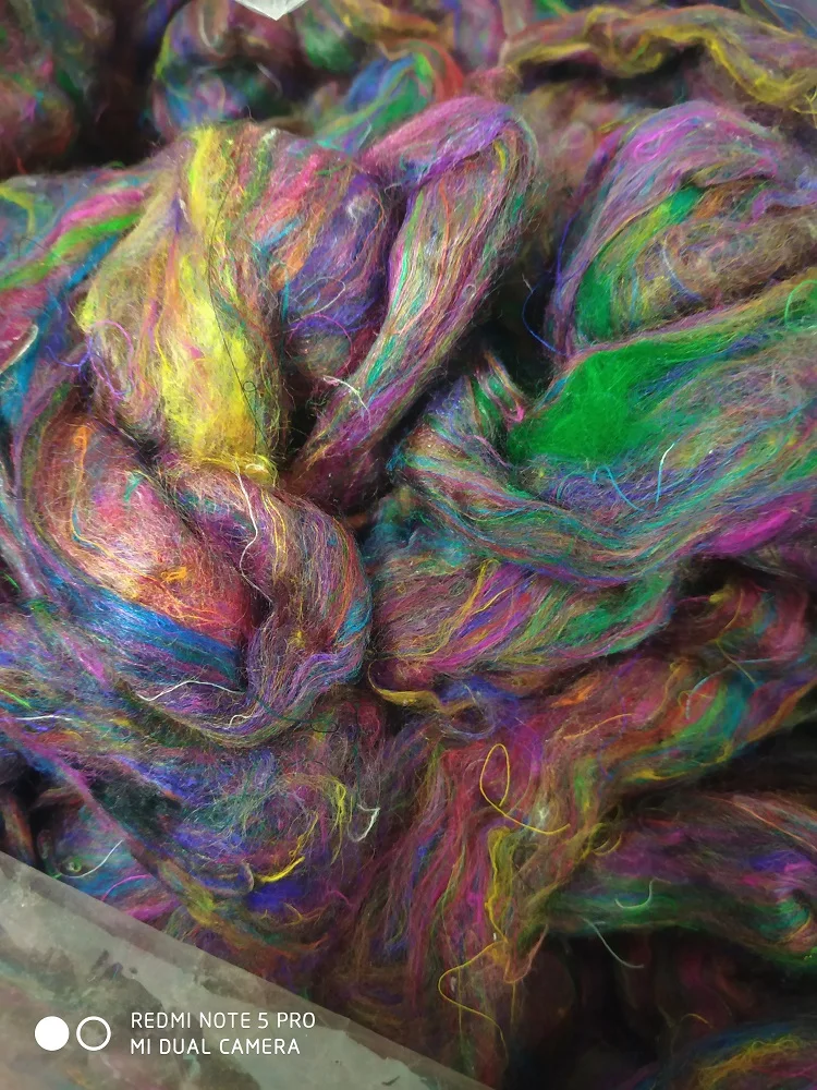 custom made eri silk sliver suitable for knitter and weavers ideal yarn fiber stores