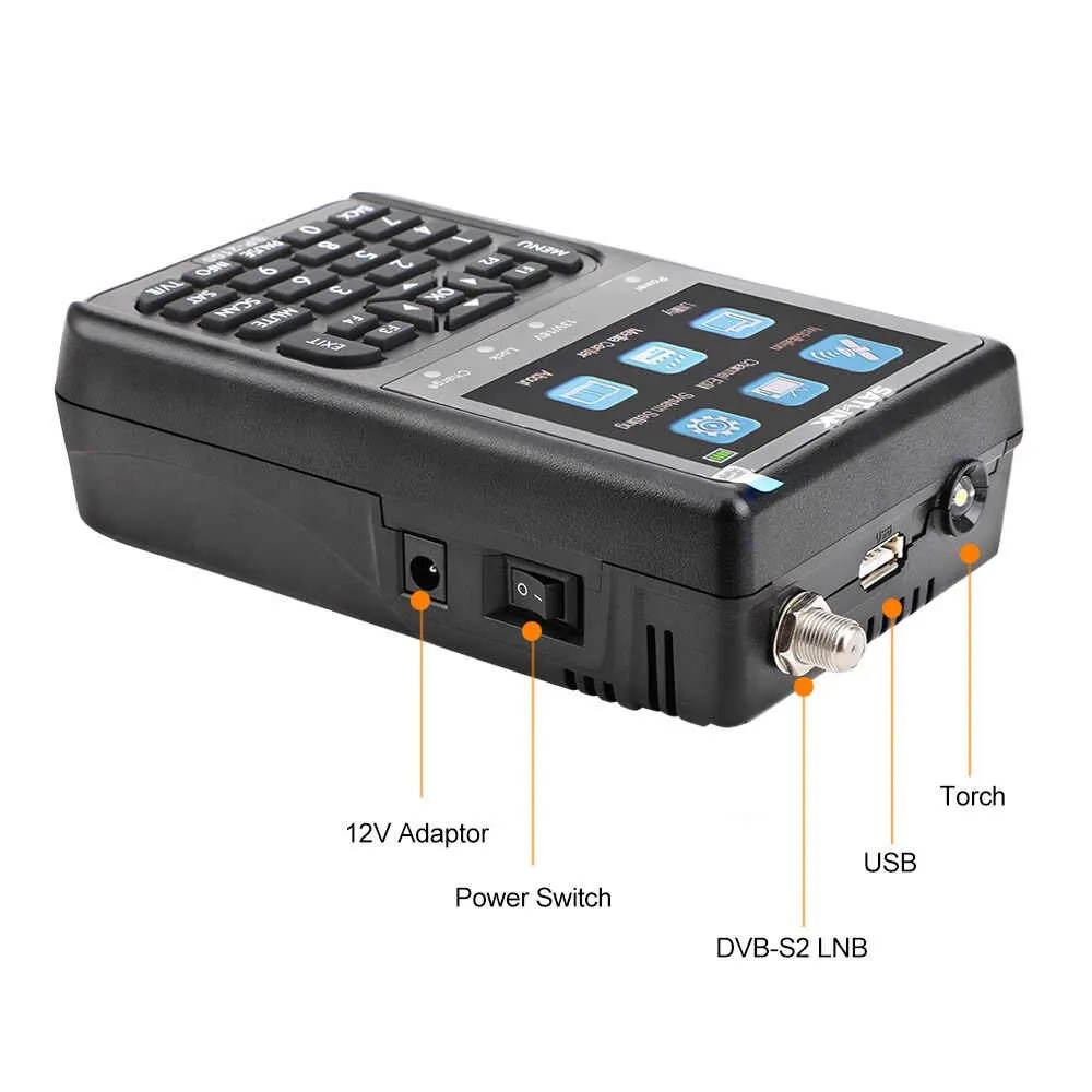  DVB S/S2 Satfinder MPEG-2/4 Цифровой спутниковый Finder метр с 3 5 lcdsatlink SP-2100 HD
