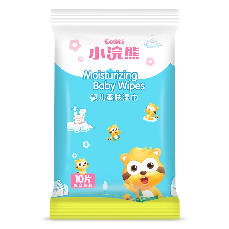 
Coati baby wet wipes travel pack 10 pcs pocket wipes 