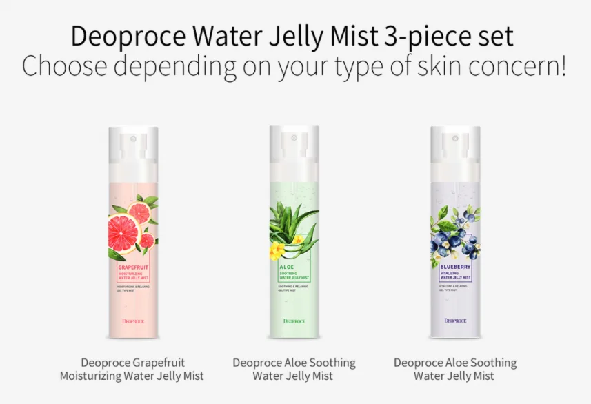  Витализирующий водяной Желейный туман [параон] DEOPROCE с черникой