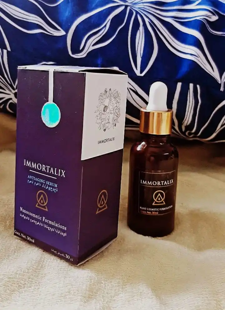 Имморталикс (Мощный крем похожий на Ботокс) липосомальная сыворотка с арегелином гилароновой кислотой и многими другими