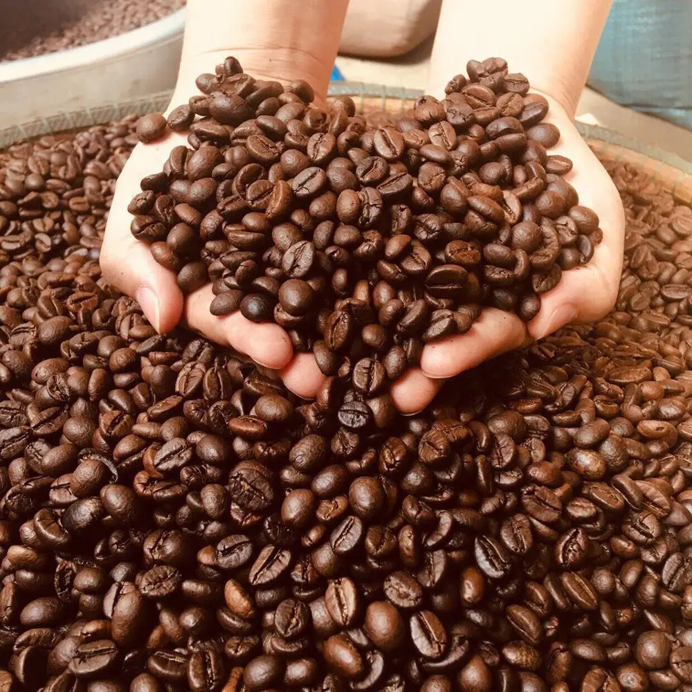 Премиум Вьетнам Арабика/ROBUSTA жареный кофе в зернах заводская цена + 84796855283