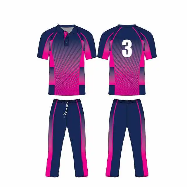 Factory Made OEM Services Low Price Cricket Uniform Best Manufacturer Custom Logo Comfortable Price Cricket Uniform