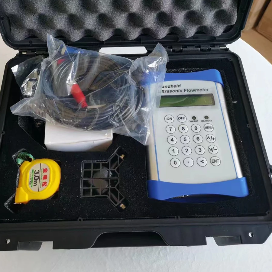 Liquid flow meter transit time TUF2000H ultrasonic flow meter handle type ultrasonic flow meter with small sensor