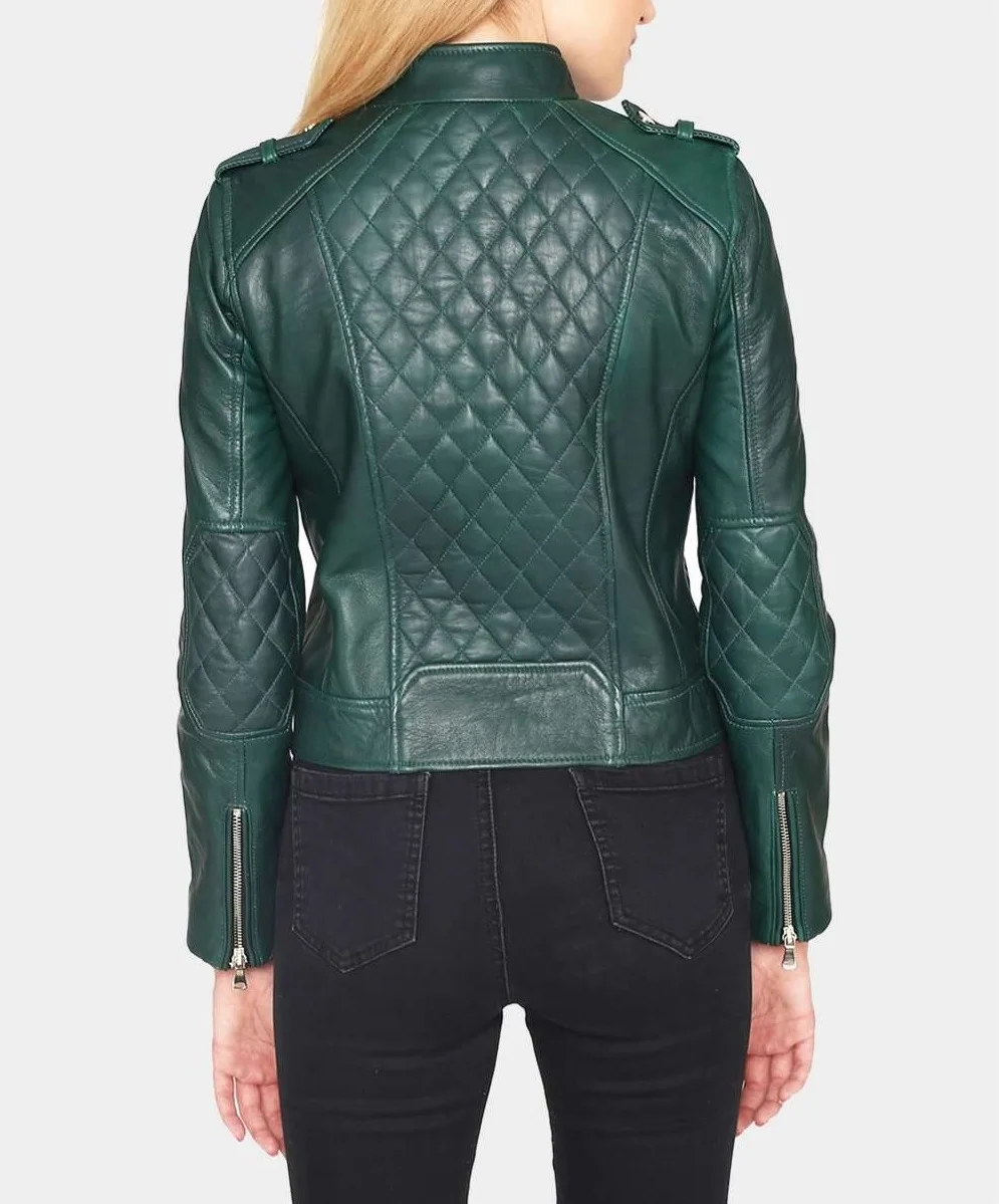 High Quality Womens Pure Leather Jacket for Biker girls Wears Pakistan Sheep Skin Genuine Ladies Leather Jackets Coats for Women