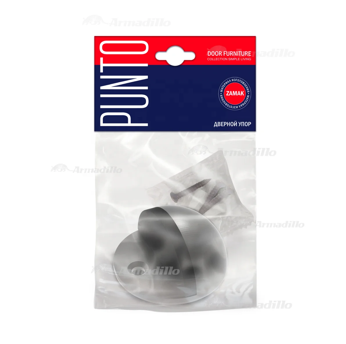 High quality half round rubber security alarm door stopper