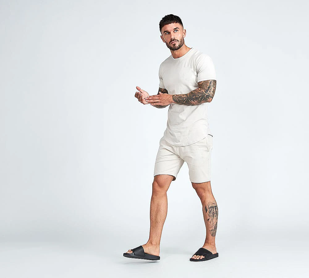 Пепельно-белый двойной набор