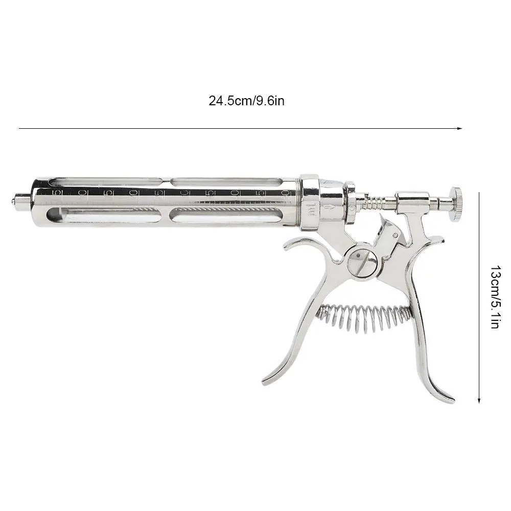 Factory Supplier Hot Selling High Quality Animal Veterinary Stainless Steel Dosing Syringe