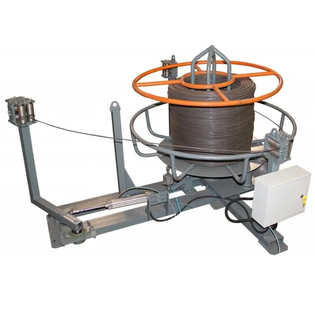 Automatic Uncoiler AU-3000 Wire Processing MACHINES FOR PROCESSING OF WIRE AND REBAR Wire Payoff Machine