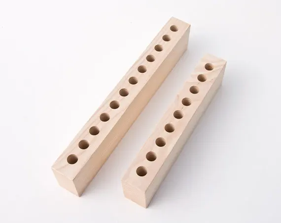 
wooden pen holder for table decoration Wooden Office Pen Holder with clock Storage Pencil Organizer Stand Box 