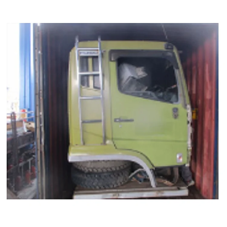 Used storage container ISUZU dump truck with high stability engine and chassis