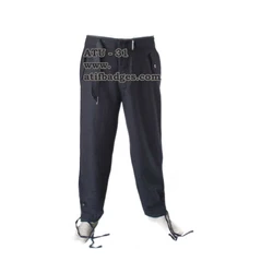 WW2 GERMAN UNIFORMS M32 SS TUNIC TROUSER BREECHES IN BLACK WOOL BLAZER