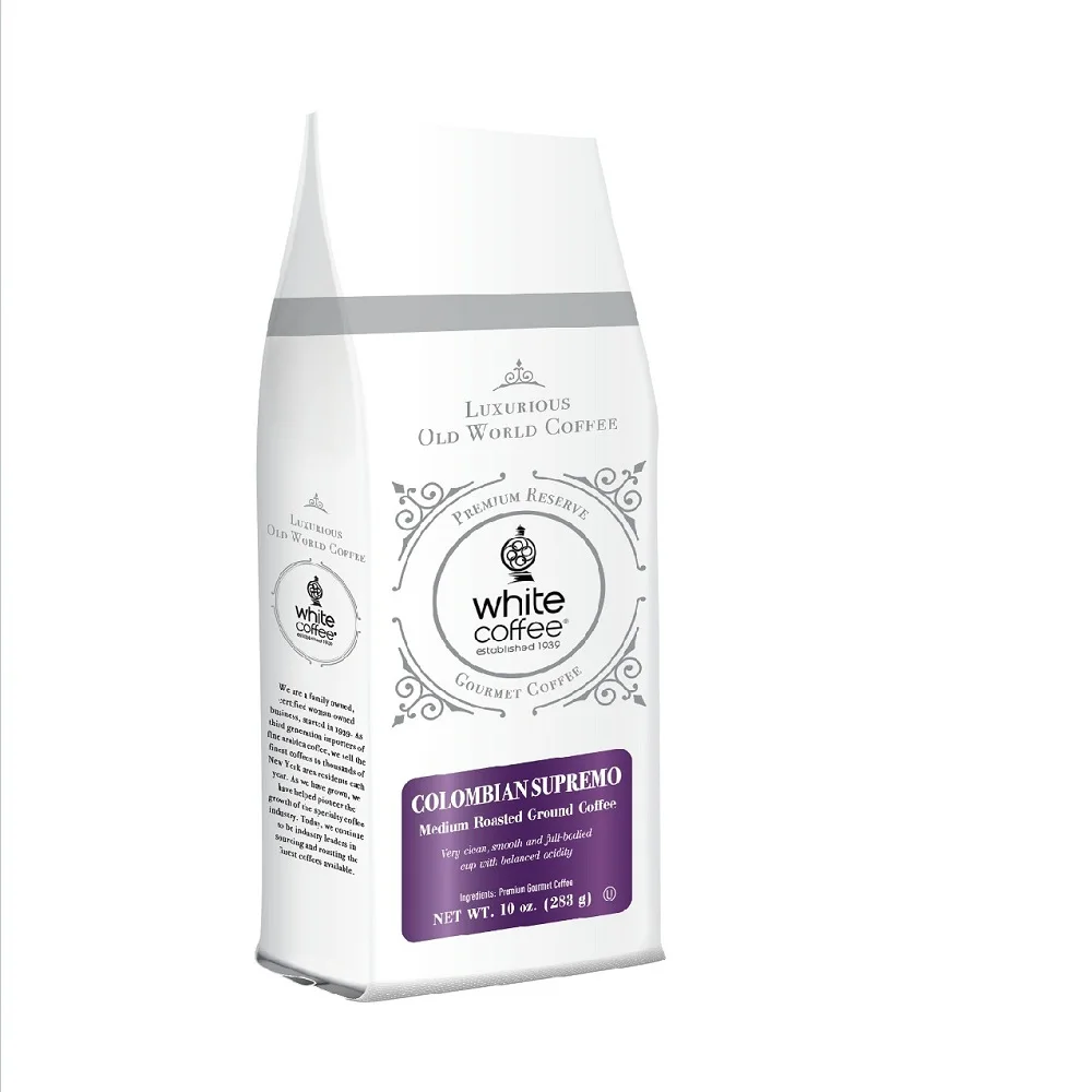 
Best quality medium Medallion Colombian Supremo roasted coffee 